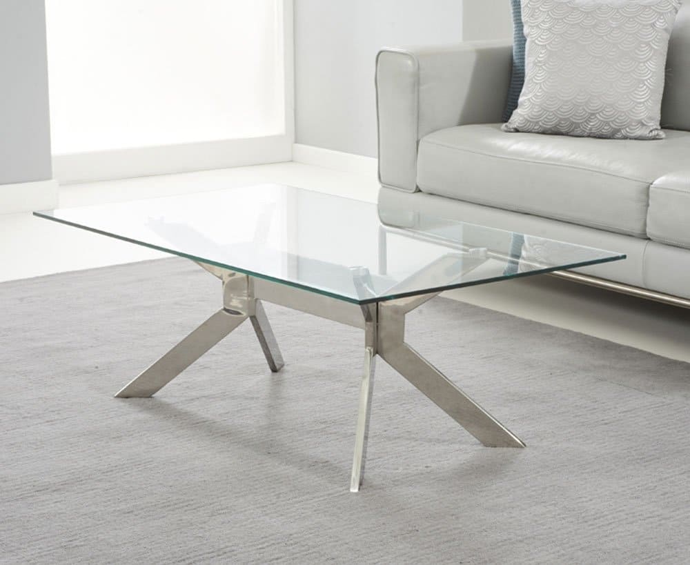 vidrio de cristal para mesa pulido